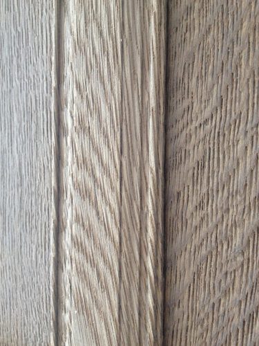 Wood panelling restoration country manor - close up to work