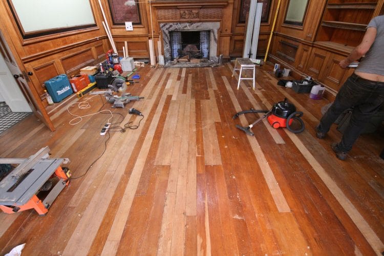 Oak floor - Sussex country manor