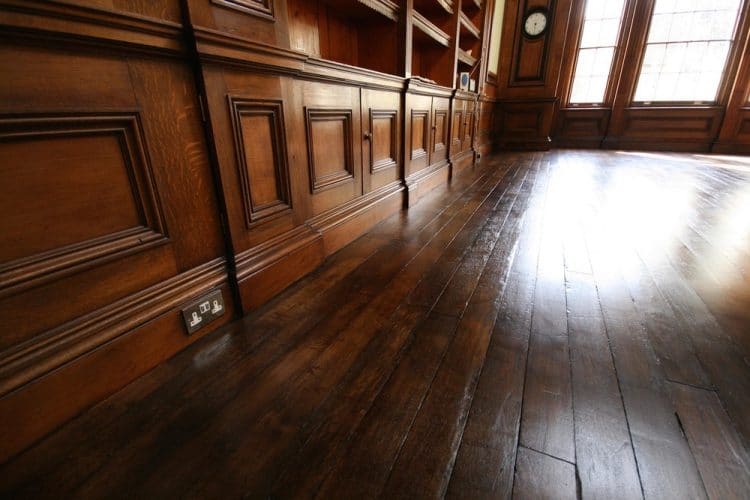 Oak floor - restored