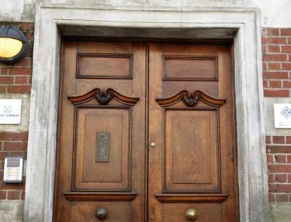 Titanic office doors