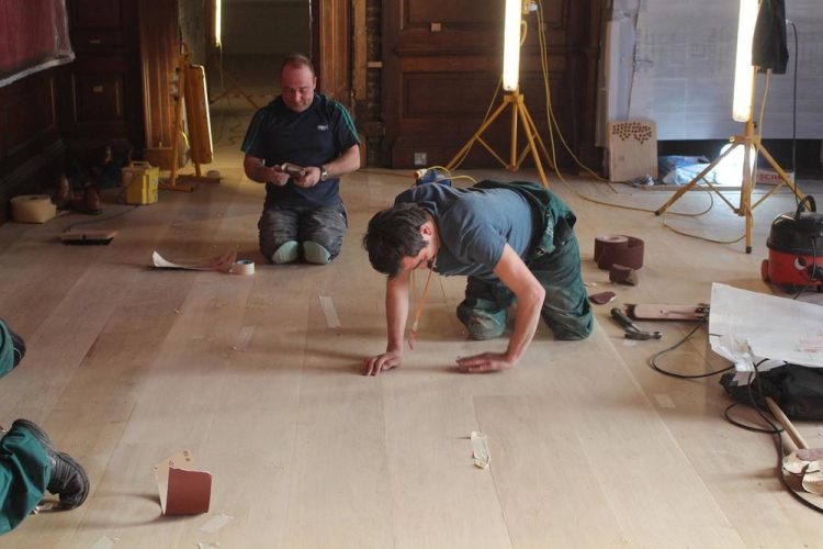 Kensington palace oak floor restoration