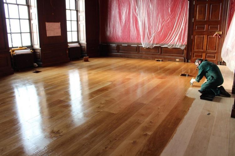 Kensington palace oak floor restoration